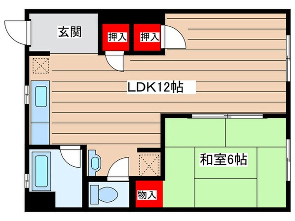 天白マンションの物件間取画像